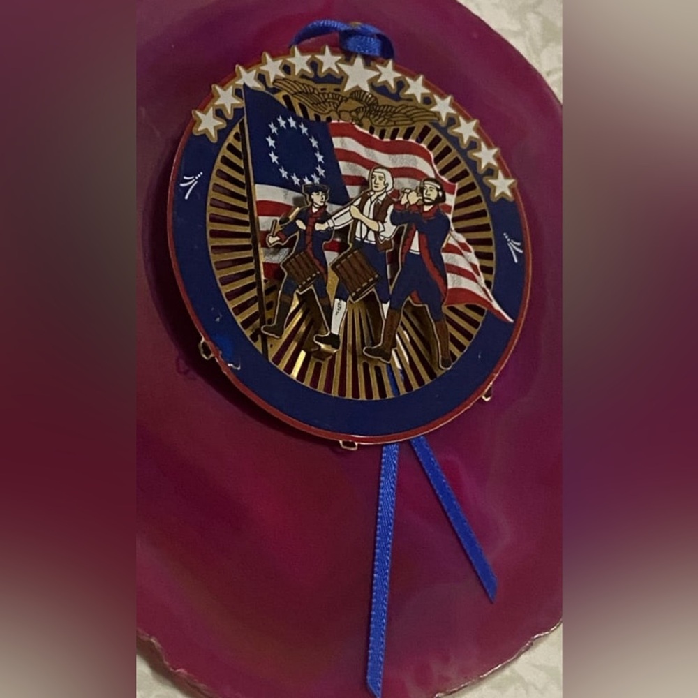 ChemArt 2010 Patriotic American Ornament #6375